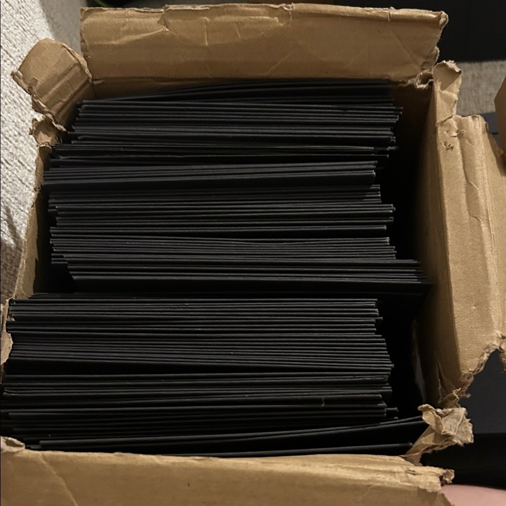 100 Pack, 4x6 Black Photo Folder Frame for 4x6 photo